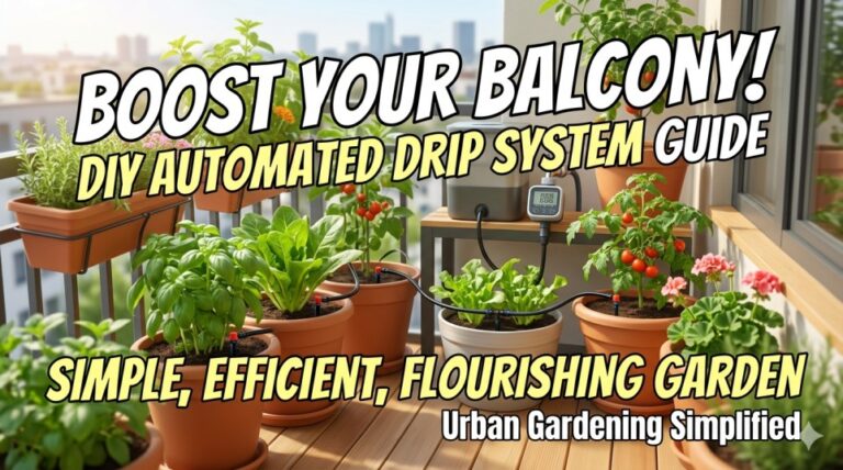 DIY Automated Drip System for Balconies