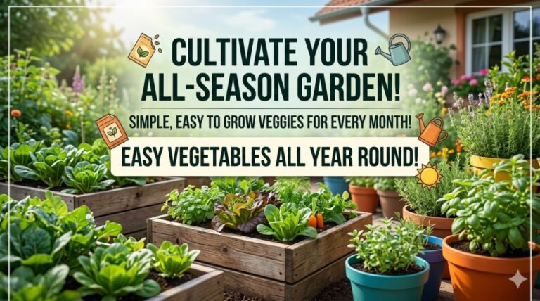 Easy Vegetables to grow all year round
