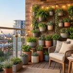 modern apartment balcony garden ideas