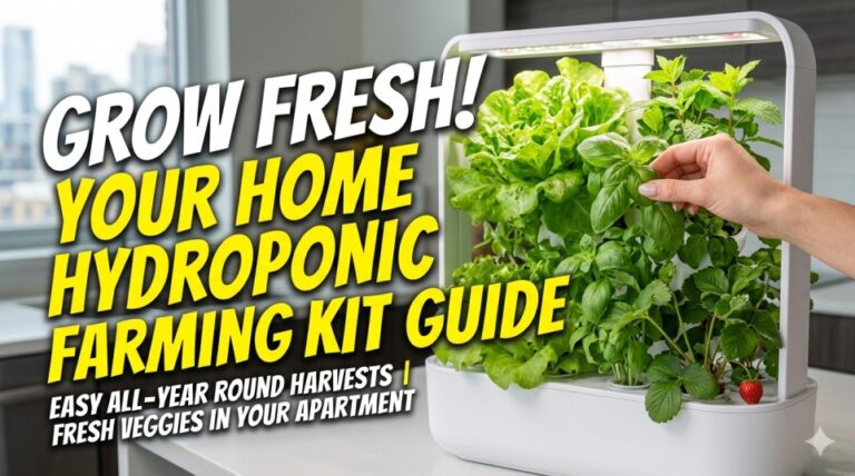 Hydroponic Farming at Home kit