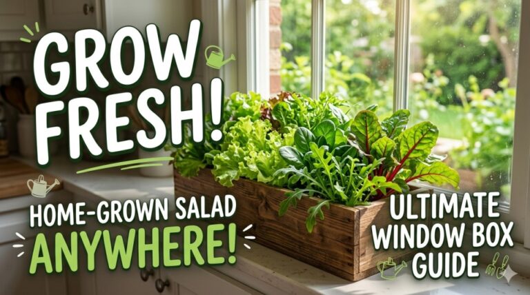 Grow Your Own Salad in a Window Box