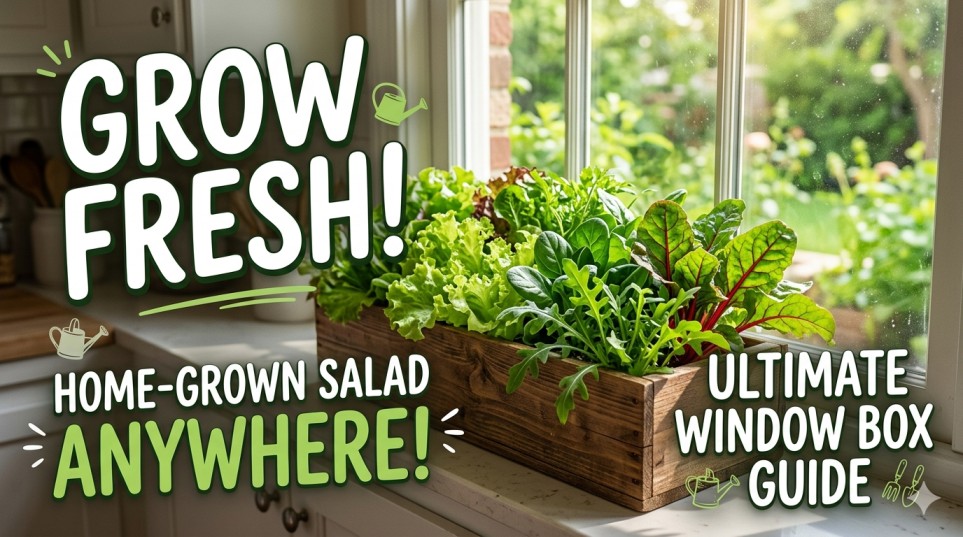 Grow Your Own Salad in a Window Box