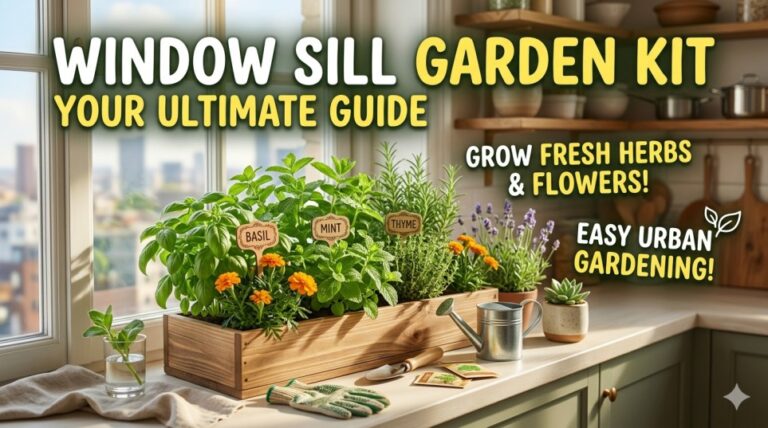 window sill garden kit