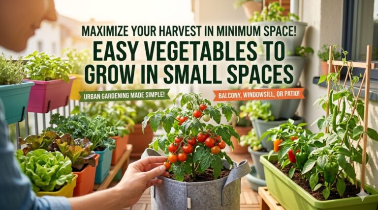 Easy vegetables to grow in small spaces