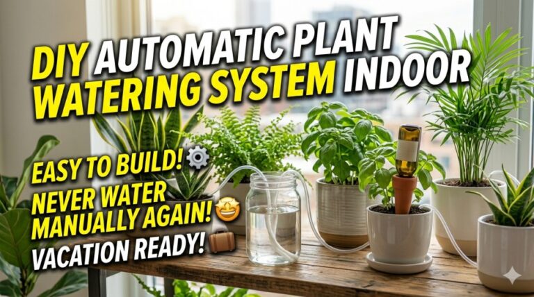 Diy Automatic plant watering system indoor