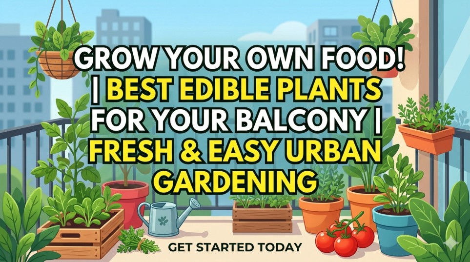 Best Edible plants for balcony