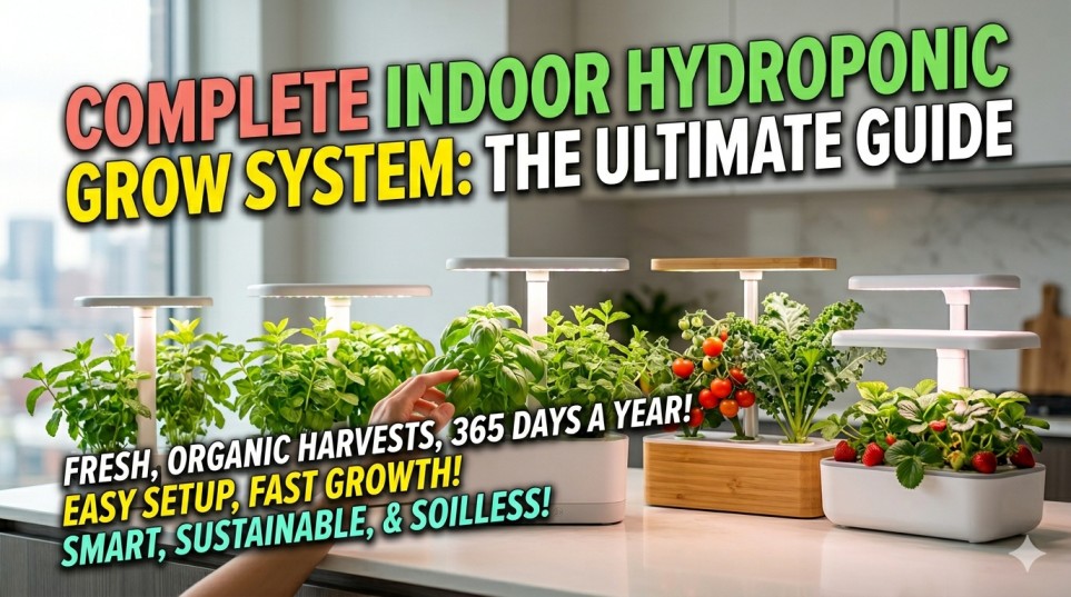 Complete Indoor Hydroponic Grow System