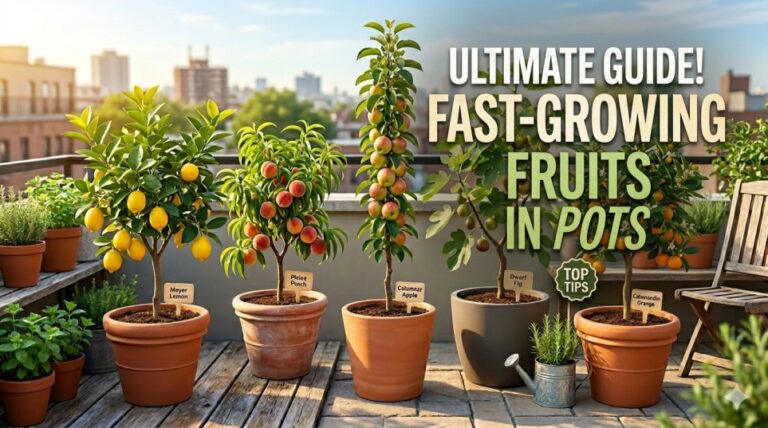 fast-growing fruits in pots