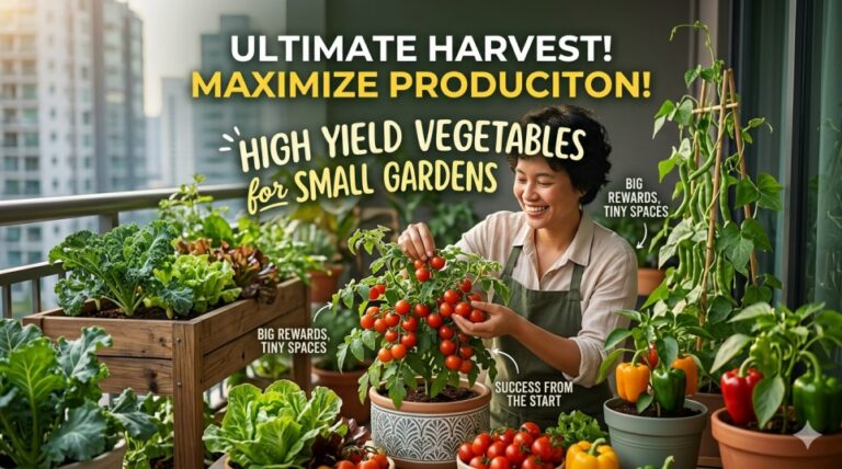 High yield vegetables for small gardens