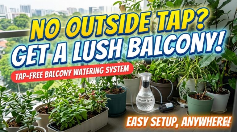 balcony watering system no tap
